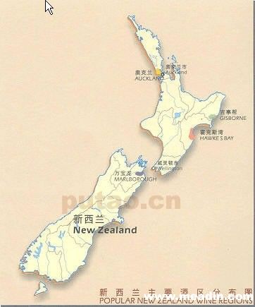 的霍克斯湾(hawke's bay)是新西兰仅次于万宝龙的第二大葡萄产区