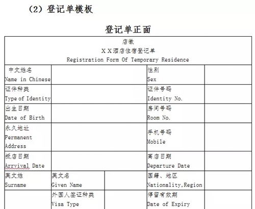 被忽视的酒店住宿登记单:详解法律属性和功能