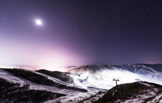 翠云山银河滑雪场尝新试滑,超值服务嗨遍雪季