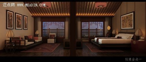风格不一,细致中见华丽,自然中显高贵,房内装饰分外温馨,穿着唐风独有