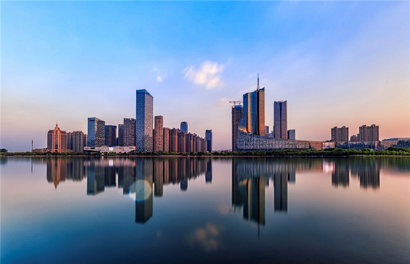 图:合肥天鹅湖商务区