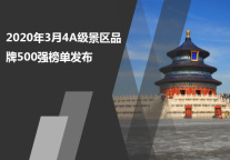 2020年3月4A级景区品牌500强榜单
