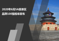 2020年6月5A级景区品牌100强榜单
