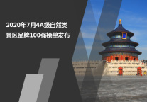 2020年7月4A级自然类景区品牌100强榜单