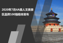 2020年7月4A级人文类景区品牌100强榜单