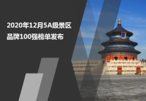 2020年12月5A级景区品牌100强榜单