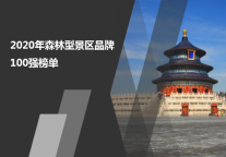 2020年森林型景区品牌100强榜单