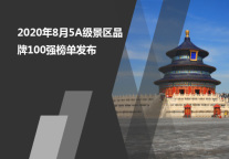 2020年8月5A级景区品牌100强榜单