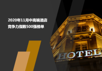 2020年11月50个城市中高端酒店竞争力指数500强榜单