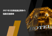 2021年2月高端酒店竞争力指数(MCI)100强榜单