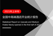 2021年上半年全国中高端酒店开业统计报告