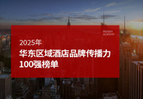 2024年华东区域酒店品牌传播力100强榜单