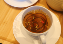 佳木斯万达锦华酒店大堂酒廊推出特色冻梨花茶