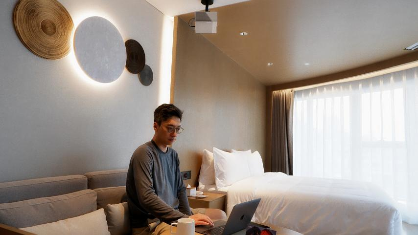 进入荟语酒店愈心空间链接自然与幸福