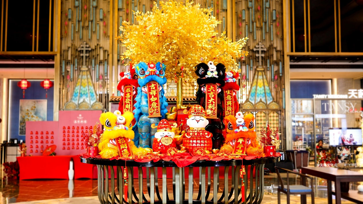 哈尔滨万达文华酒店冬至点灯仪式品国韵之美