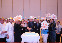 佳木斯万达锦华酒店举行第三季度员工生日会
