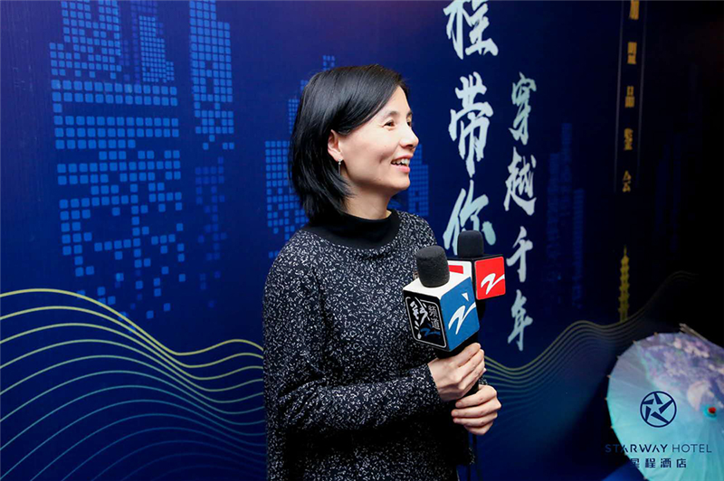 华住集团ceo张敏女士,华住集团高级副总裁庄松成先生,星程怡莱ceo薛