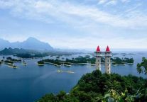 江西庐山西海的完美山水