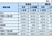 [湖南]10年6月住宿和餐饮业经营情况