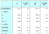 [全国]09年6月社会消费品零售总额