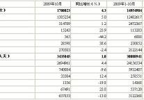 [北京]09年10月星级饭店接待住宿者情况