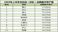 上半年旅游景区资产榜单分析
