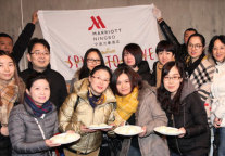 宁波万豪酒店“为城市美容师做早点”