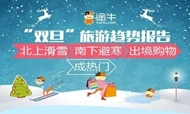 途牛《“双旦”旅游趋势报告》：北上滑雪、南下避寒、出境购物成热门