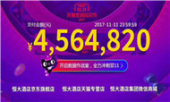 线上成交额创历史新高 恒大酒店集团“双11”大捷