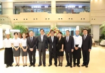 机场蝶来大酒店成功接待中国国民党前主席连战一行