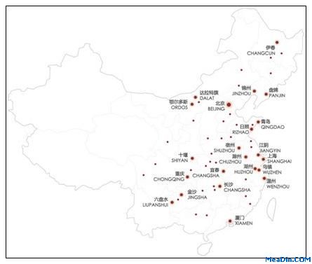 截至2011年 雅阁集团在华酒店数量达到26家
