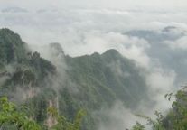 湖南张家界：天子山景区再现壮观云海
