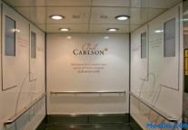 卡尔森酒店集团引进,高清动态强化感应数字屏幕