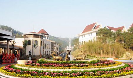 　漂亮的酒店环境