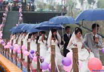 豪华游艇顶级享受 太极湖打造经典蓝色婚礼