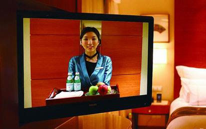 世界首套电视门禁系统让房间外的情形一目了然