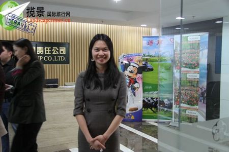 图1:加州旅游局首席代表黄芷蘅女士