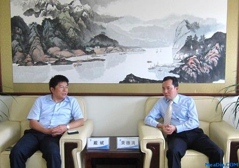 中国旅游研究院院长戴斌会见维也纳精品酒店集团董事长黄德满