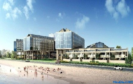 烟台金沙滩喜来登度假酒店效果图