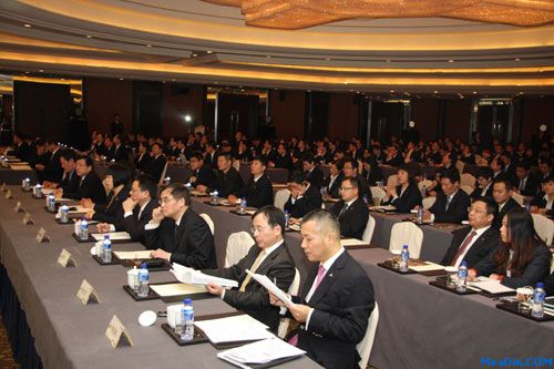 开元旅业集团高峰发展论坛暨2011总经理年会现场