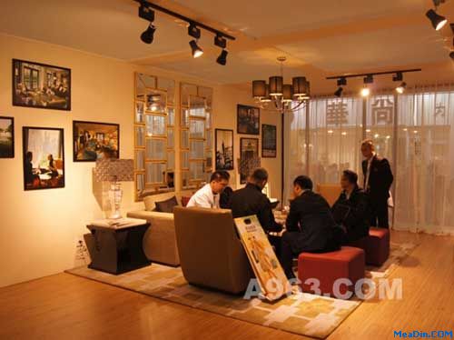 雅柏家具实业有限公司展会现场