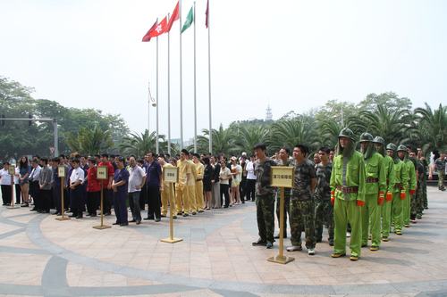 惠州康帝国际酒店2012年度夏季全员消防演习圆满成功