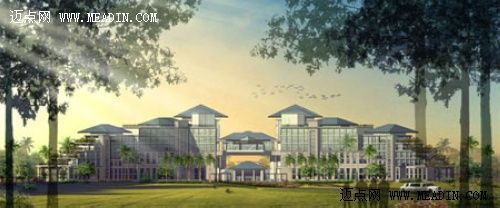 雅居乐清水湾七星级卓美亚酒店效果图