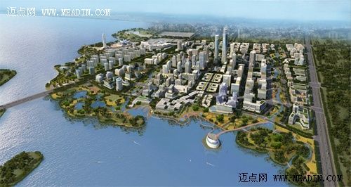 银川阅海湾中央商务区:宁夏银川阅海湾中央商务区2012年项目建设工程开工