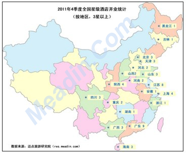 [独家]2011年四季度全国星级酒店开业统计报告