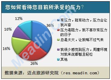 您如何看待您目前所承受的压力？