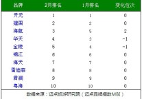 2013年2月国内酒店品牌风云榜TOP10分析