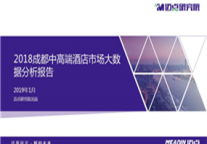 2019年度成都中高端酒店市场大数据分析报告