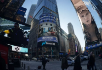 优程东方酒店亮相美国纽约时代广场大屏，文化东方闪耀世界!