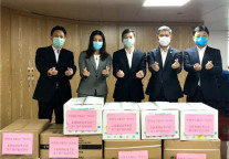 光大银行广州分行暖心赠送中青旅山水酒店抗疫物资 共筑复工“防疫墙”